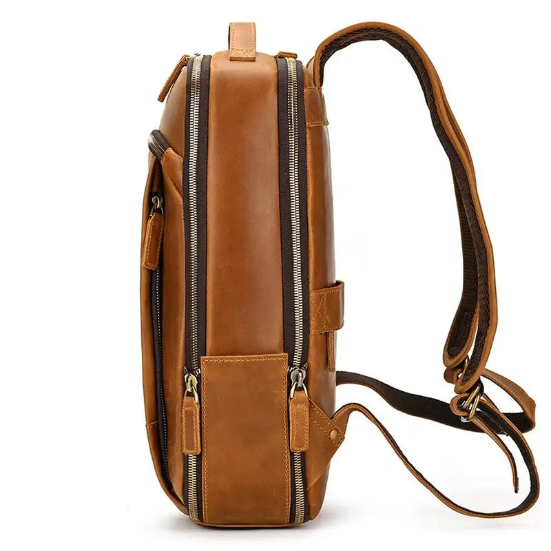 Mochilas España - Bolso de Lujo de Cuero para Mujer con Compartimento para Computadora