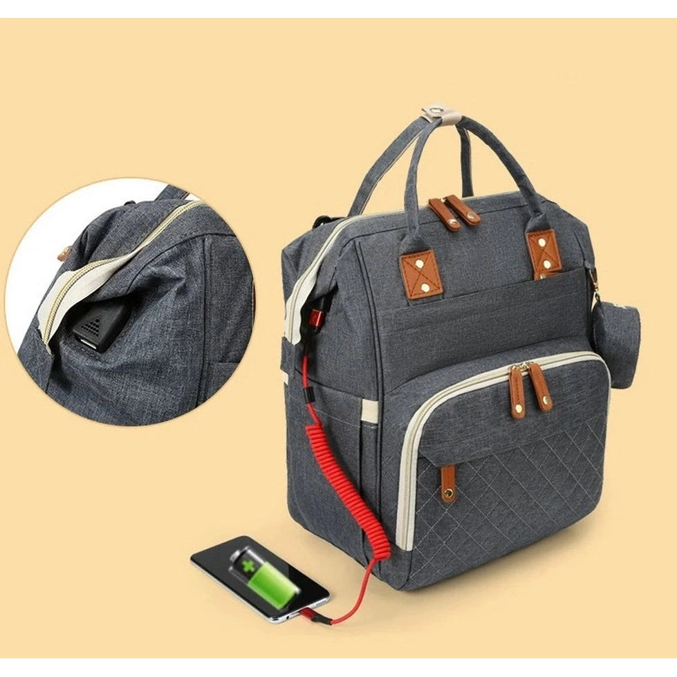 Mochilas España - Mochila Cambiador de 20L con Múltiples Bolsillos