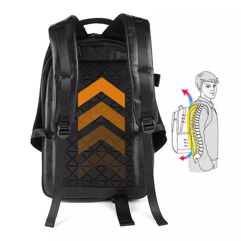 Mochilas España - Mochila de Cuero de Lujo para Hombre
