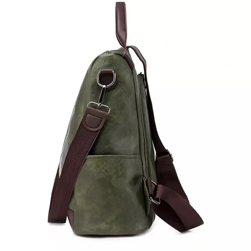 Mochilas España - Mochila de Cuero para Mujer de Moda