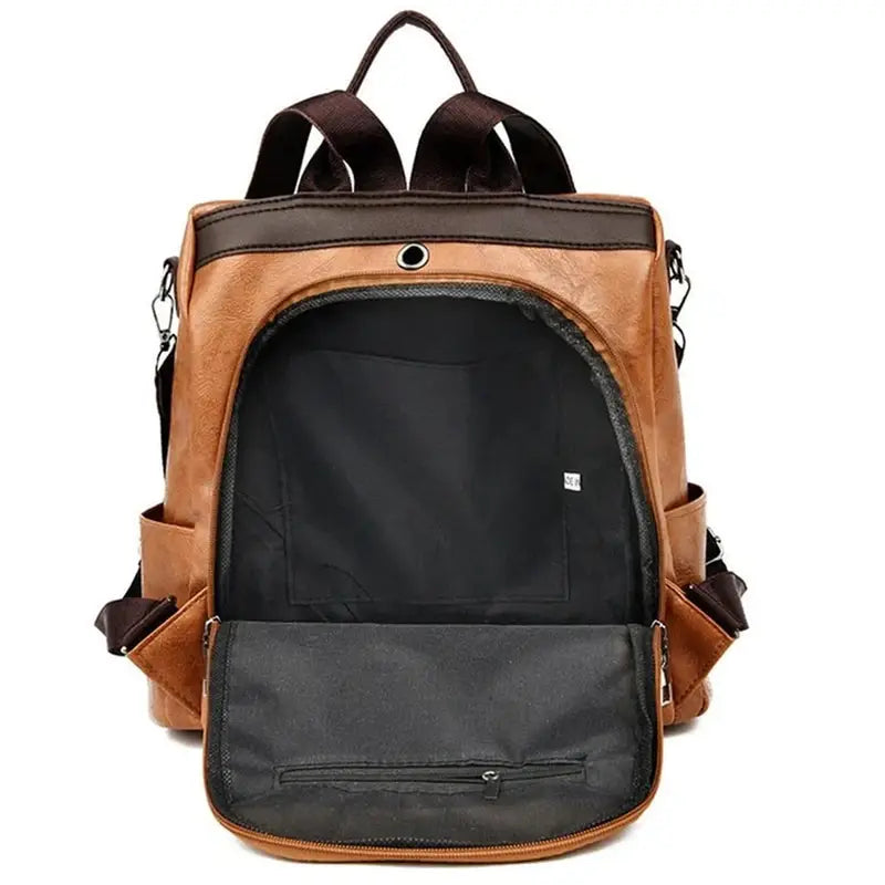 Mochilas España - Mochila de Cuero para Mujer de Moda