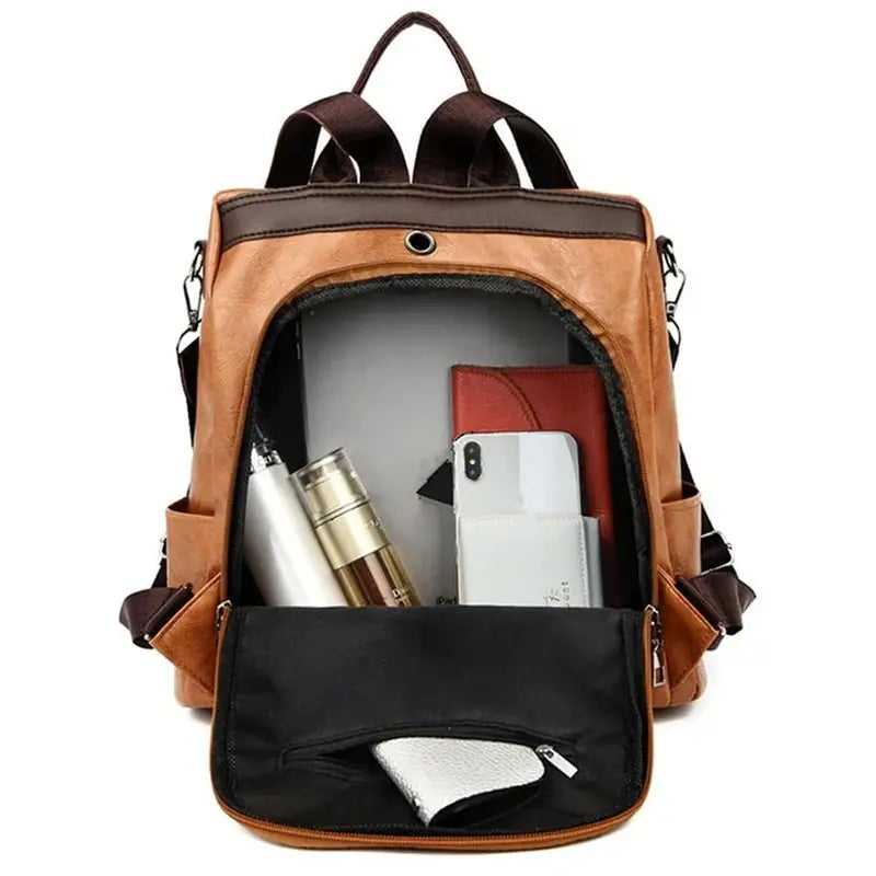 Mochilas España - Mochila de Cuero para Mujer de Moda