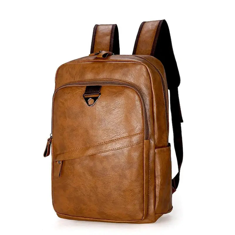 Mochilas España - Mochila de Cuero para Ordenador de Hombre