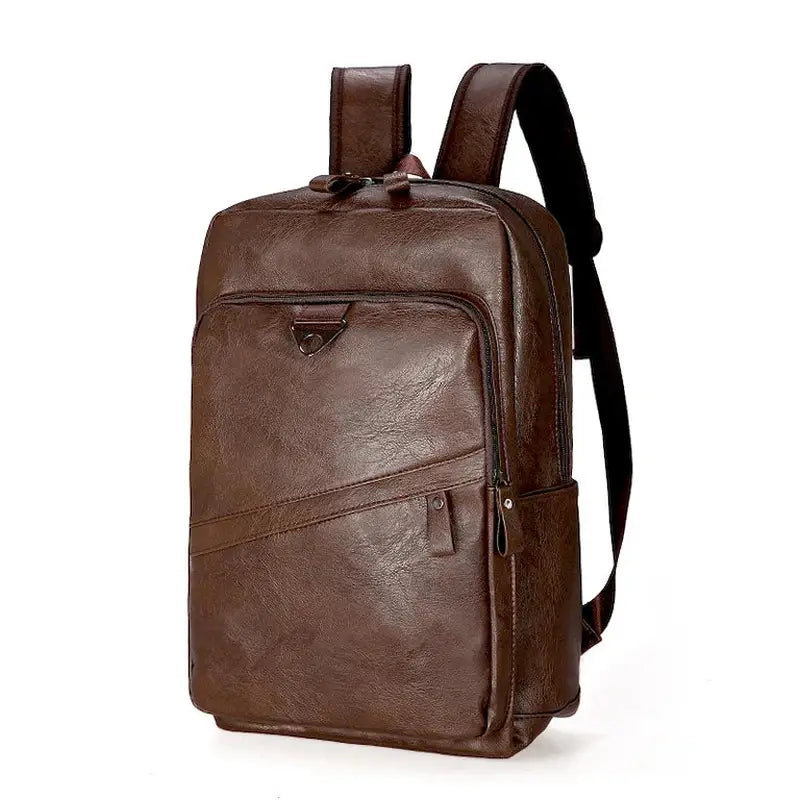 Mochilas España - Mochila de Cuero para Ordenador de Hombre