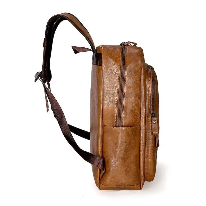 Mochilas España - Mochila de Cuero para Ordenador de Hombre