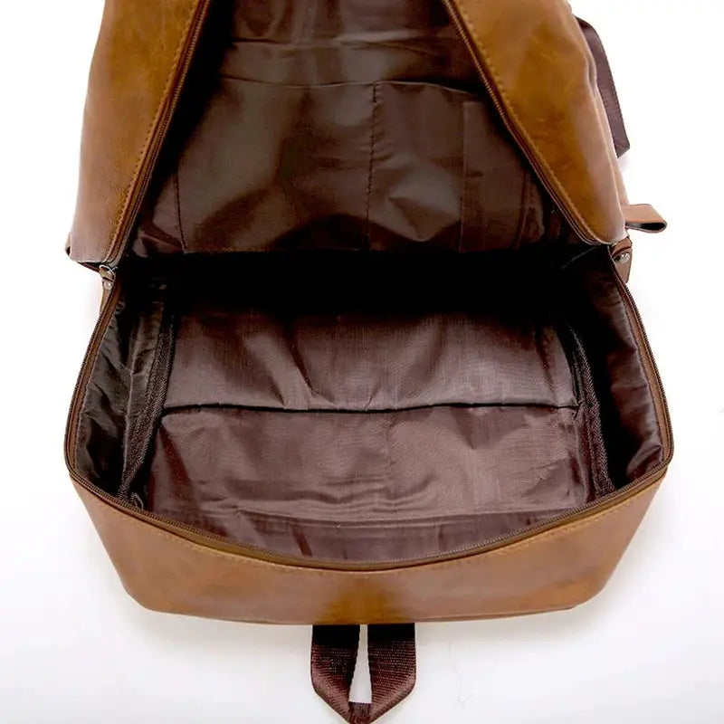 Mochilas España - Mochila de Cuero para Ordenador de Hombre
