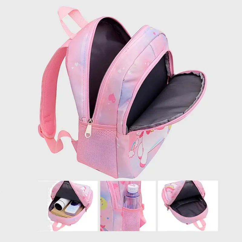 Mochilas España - Mochila Escolar para Niña con Diseño de Unicornio