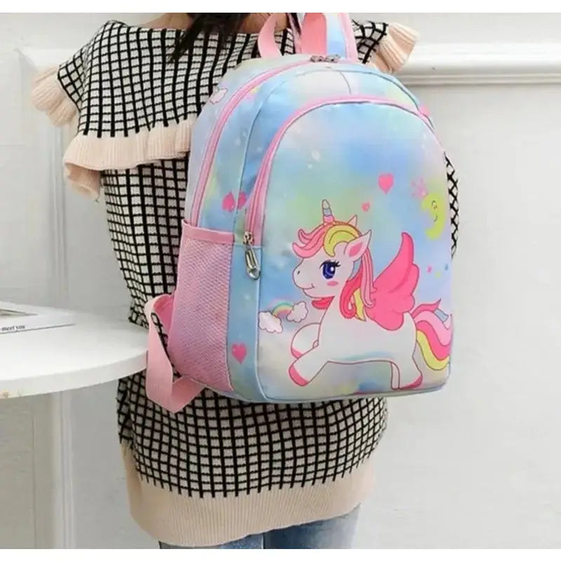 Mochilas España - Mochila Escolar para Niña con Diseño de Unicornio