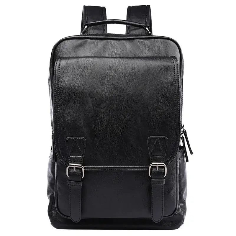 Mochilas España - Mochila para Portátil de Hombre de Imitación de Cuero