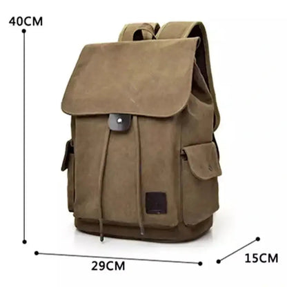 Mochilas España - Bolso de Hombre de Lona de Lienzo