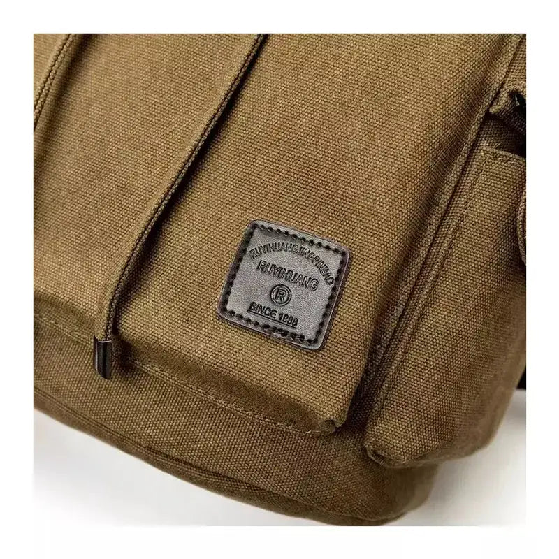 Mochilas España - Bolso de Hombre de Lona de Lienzo