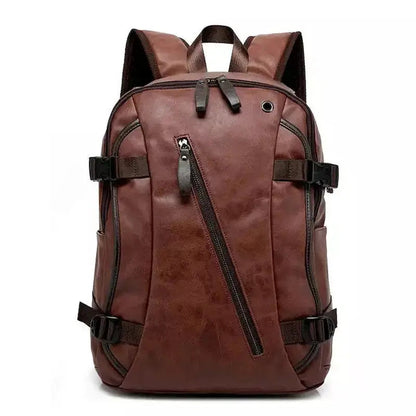 Mochilas España - Mochila de Cuero Artificial para Hombre