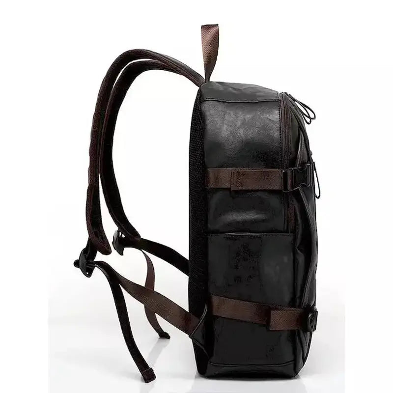 Mochilas España - Mochila de Cuero Artificial para Hombre