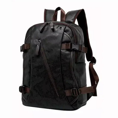 Mochilas España - Mochila de Cuero Artificial para Hombre