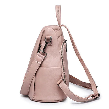 Mochilas España - Mochila de Cuero Original para Mujer