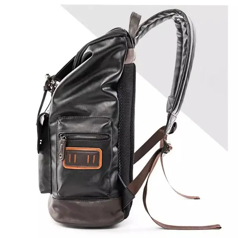 Mochilas España - Mochila de Cuero para Hombre Informal