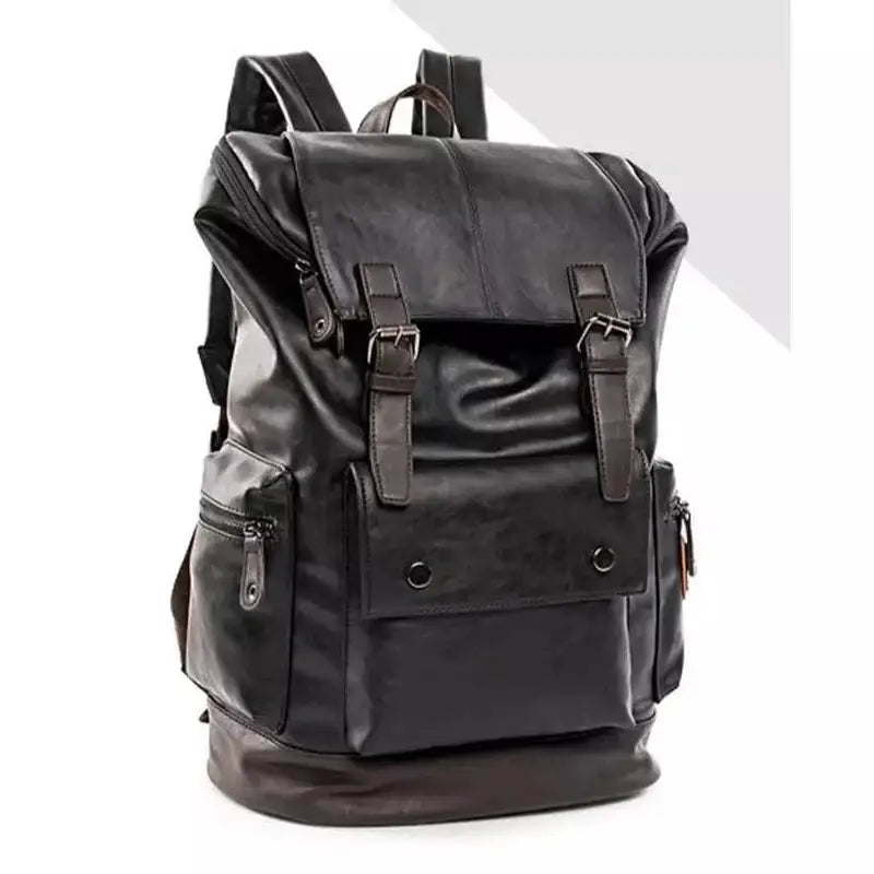 Mochilas España - Mochila de Cuero para Hombre Informal