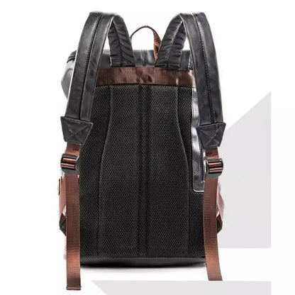 Mochilas España - Mochila de Cuero para Hombre Informal