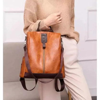 Mochilas España - Mochila de Cuero para Mujer de Moda