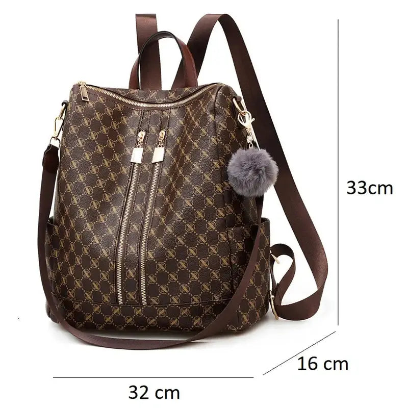 Mochilas España - Mochila de Cuero para Mujer, Elegante y de Moda