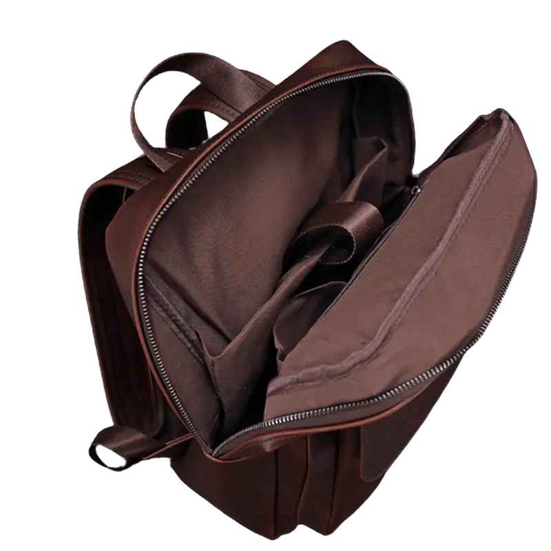 Mochilas España - Mochila de Cuero Vintage para Hombre