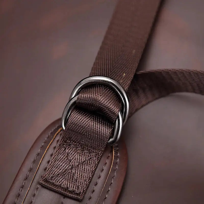 Mochilas España - Mochila de Cuero Vintage para Hombre