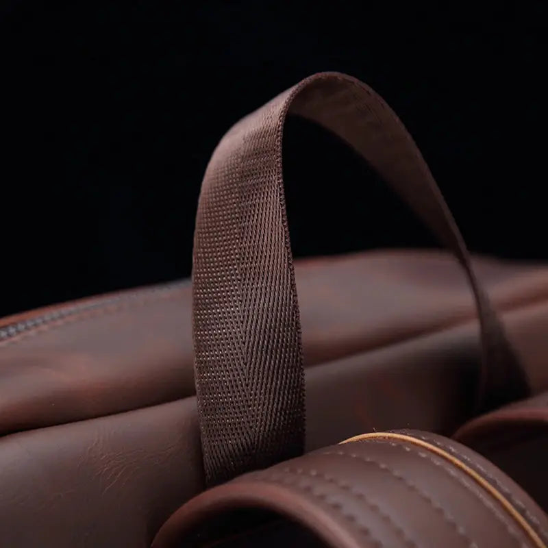 Mochilas España - Mochila de Cuero Vintage para Hombre
