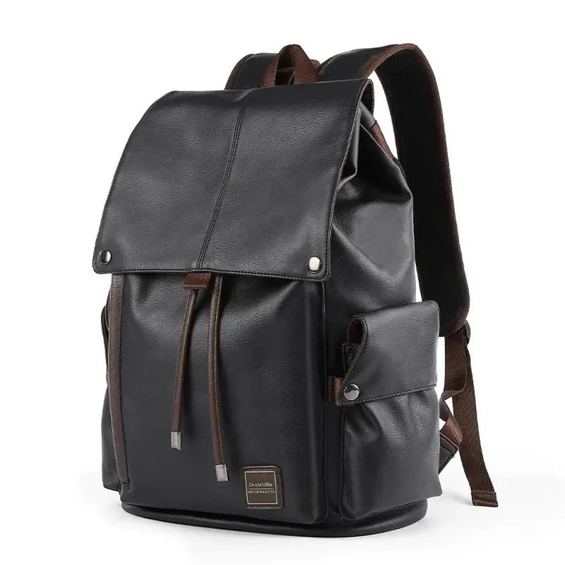 Mochilas España - Mochila de Hombre en Cuero Vintage
