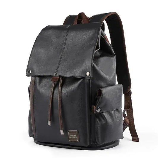 Mochilas España - Mochila de Hombre en Cuero Vintage