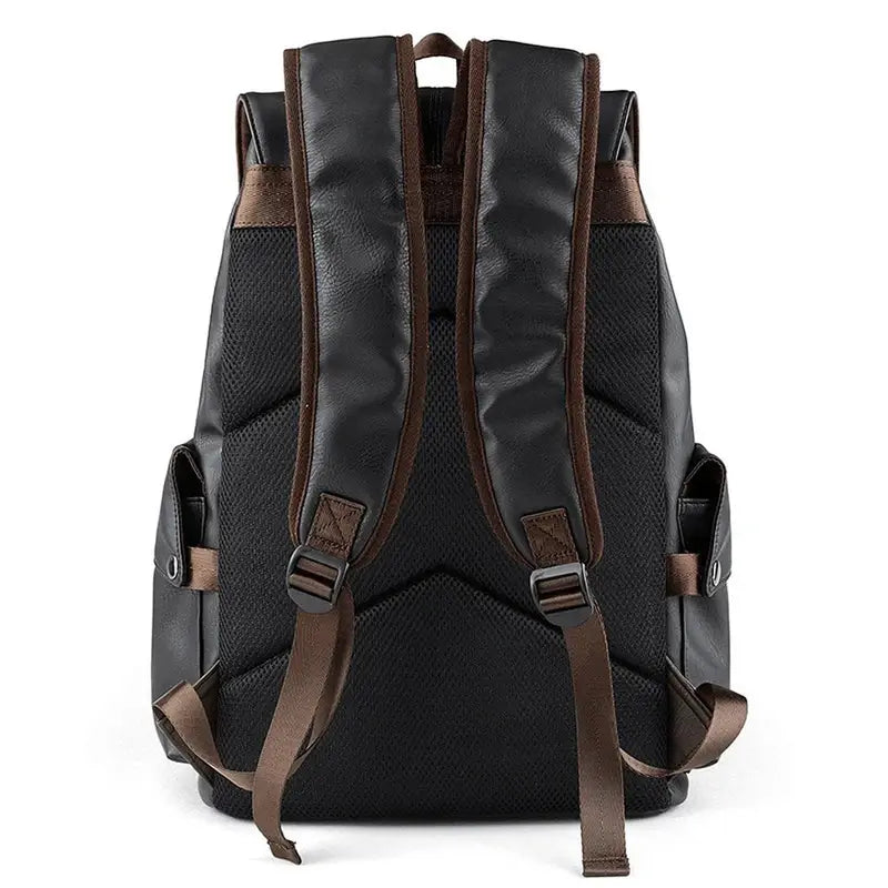 Mochilas España - Mochila de Hombre en Cuero Vintage