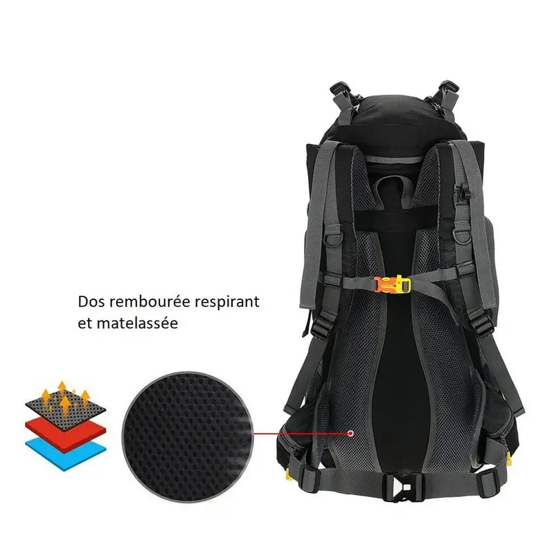 Mochilas España - Mochila de Senderismo para Hombre de 50 Litros