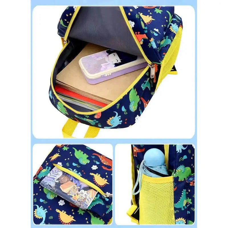 Mochilas España - Mochila Escolar para Niños con Diseño de Dinosaurios