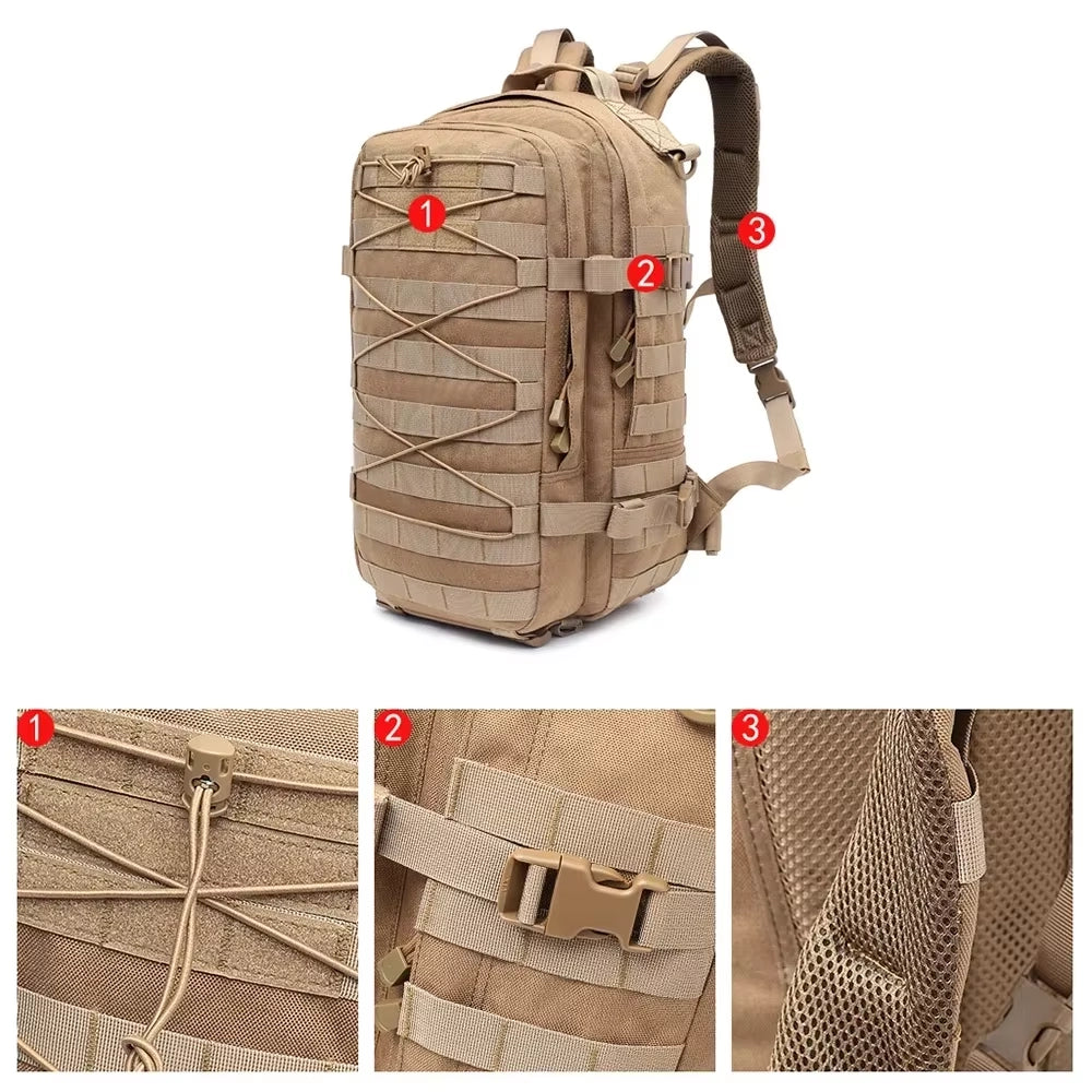 Mochilas España - Mochila Militar de 25 Litros Molle 1000D