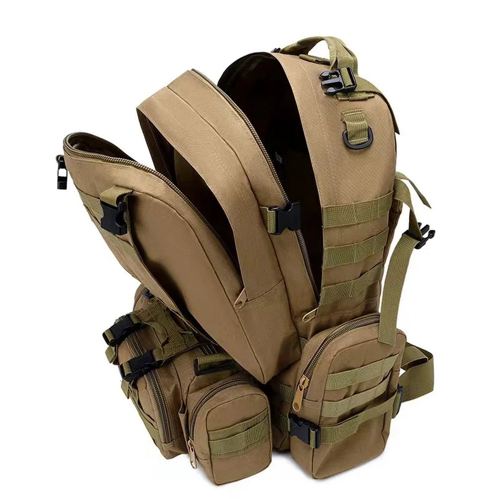 Mochilas España - Mochila Militar de 50 Litros para Airsoft