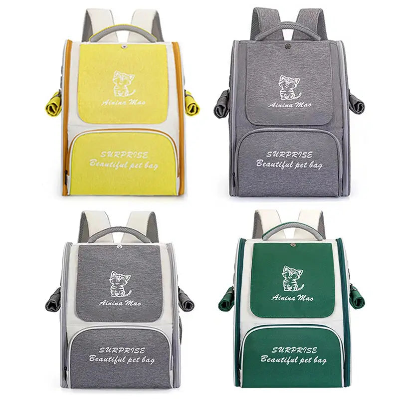 Mochilas España - Mochila para Gato Portátil y Ventilada