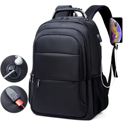 Mochilas España - Mochila para Hombre con Compartimento para Ordenador de 17 Pulgadas