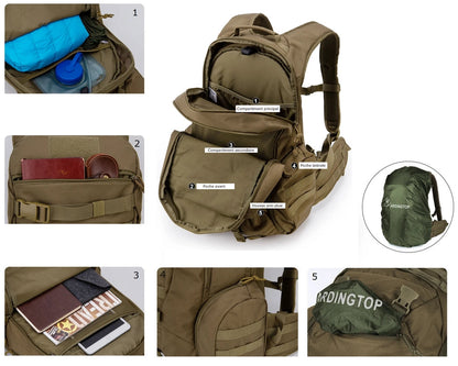 Mochilas España - Mochila Táctica Militar de 35 Litros 600D