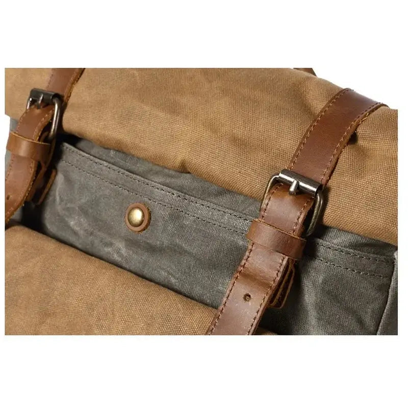 Mochilas España - Mochila Vintage con Cierre Enrollable