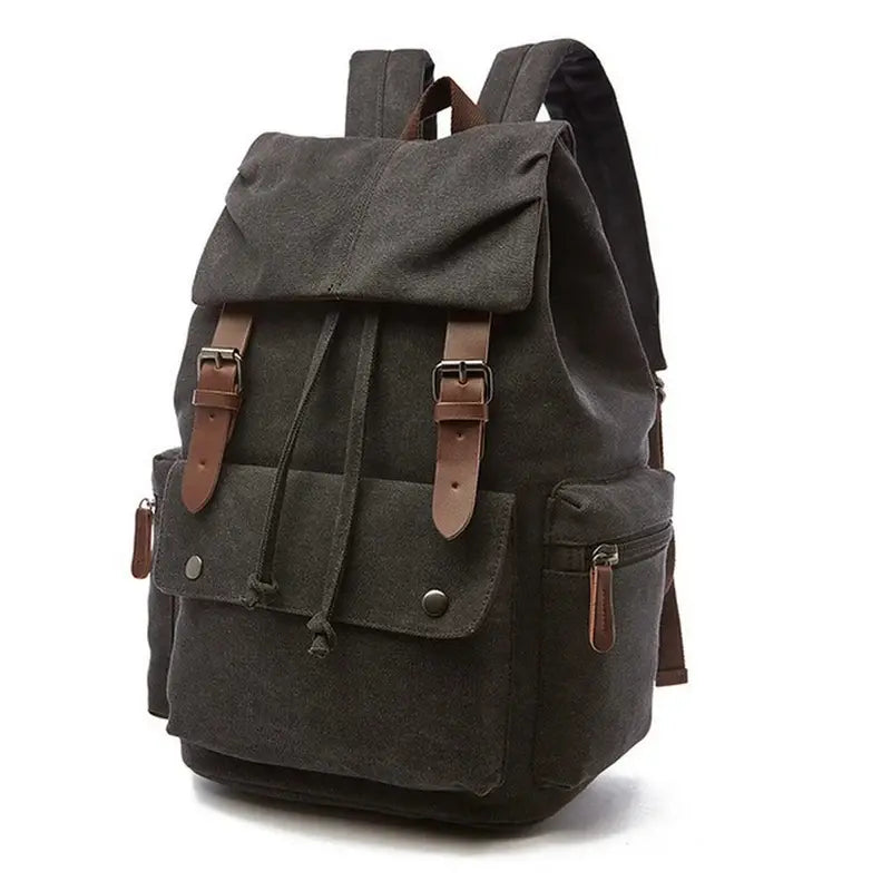 Mochilas España - Mochila Vintage de Hombre de Lona