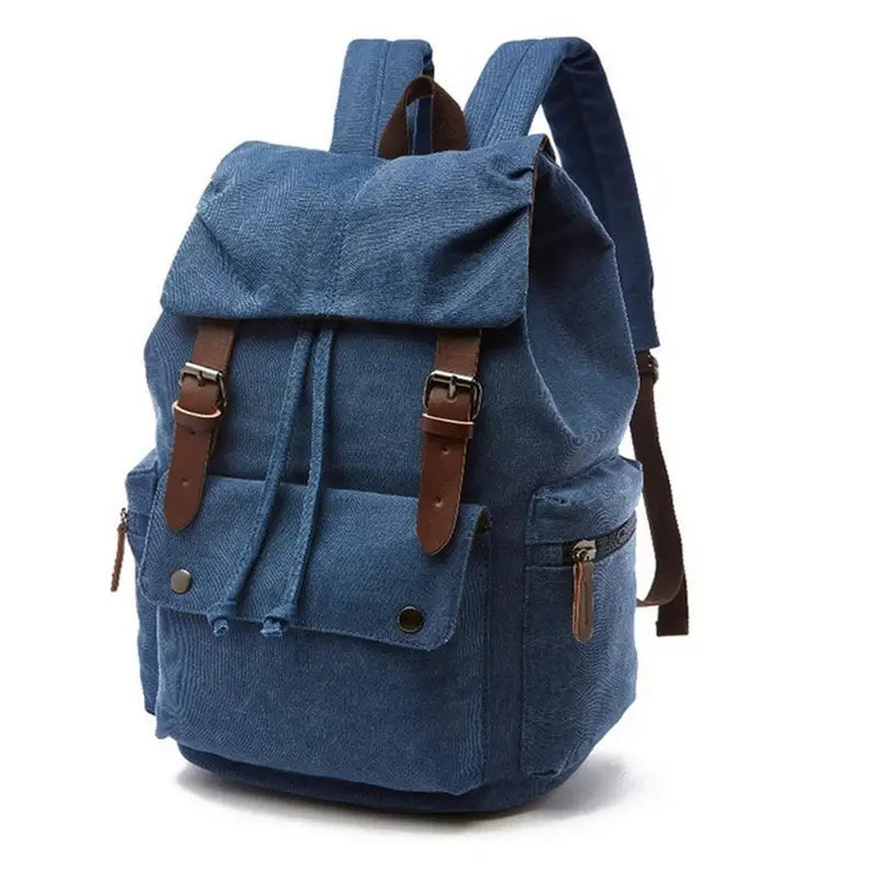 Mochilas España - Mochila Vintage de Hombre de Lona